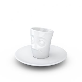 FiftyEight Espresso Mug verdutzt weiss